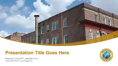Yeshivath Beth Moshe Course/Courseware Creation PPT Template