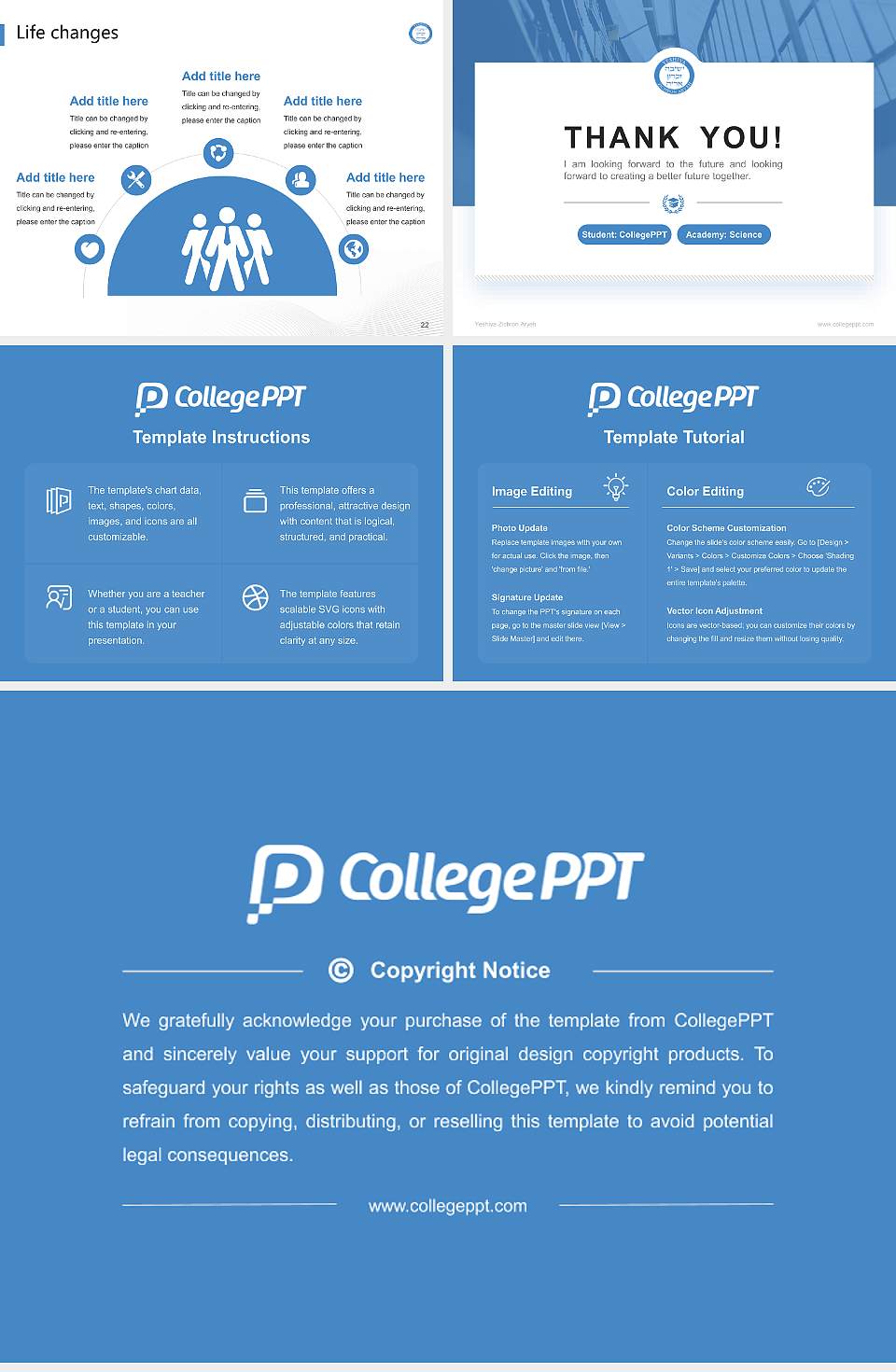 Yeshiva Zichron Aryeh National Scholarship Defense PPT Template4:3 ratio PPT effect preview image4