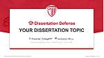 Strayer University-South Carolina（Charleston campus） Graduation Thesis Defense PPT Template