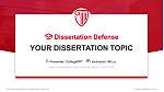 Strayer University-South Carolina（Greenville campus） Graduation Thesis Defense PPT Template