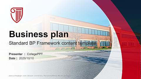 Strayer University-Maryland(White Marsh campus) Competition/Entrepreneurship Contest PPT Template