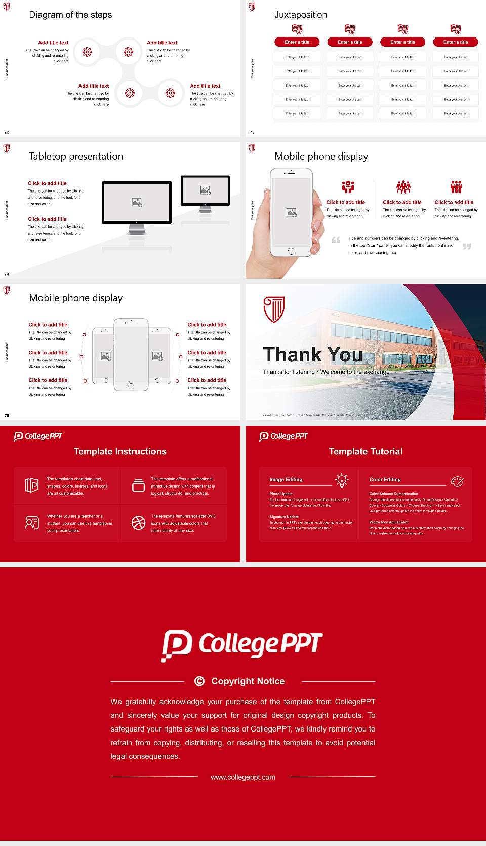 Strayer University-Maryland(White Marsh campus) Competition/Entrepreneurship Contest PPT Template16:9 ratio PPT effect preview image9
