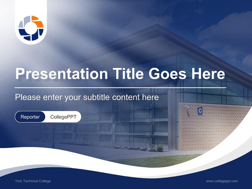 York Technical College Lecture Sharing and Networking Event PPT Template4:3 ratio PPT effect preview image4