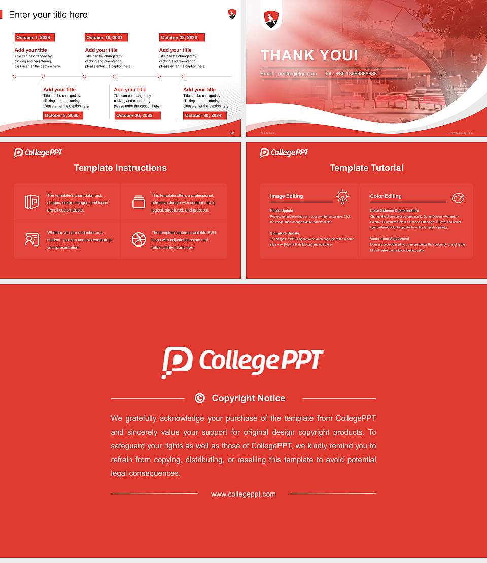 York College Lecture Sharing and Networking Event PPT Template16:9 ratio PPT effect preview image4