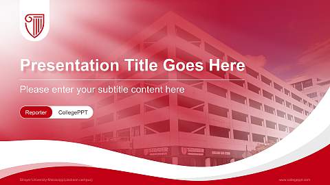 Strayer University-Mississippi(Jackson campus) Lecture Sharing and Networking Event PPT Template