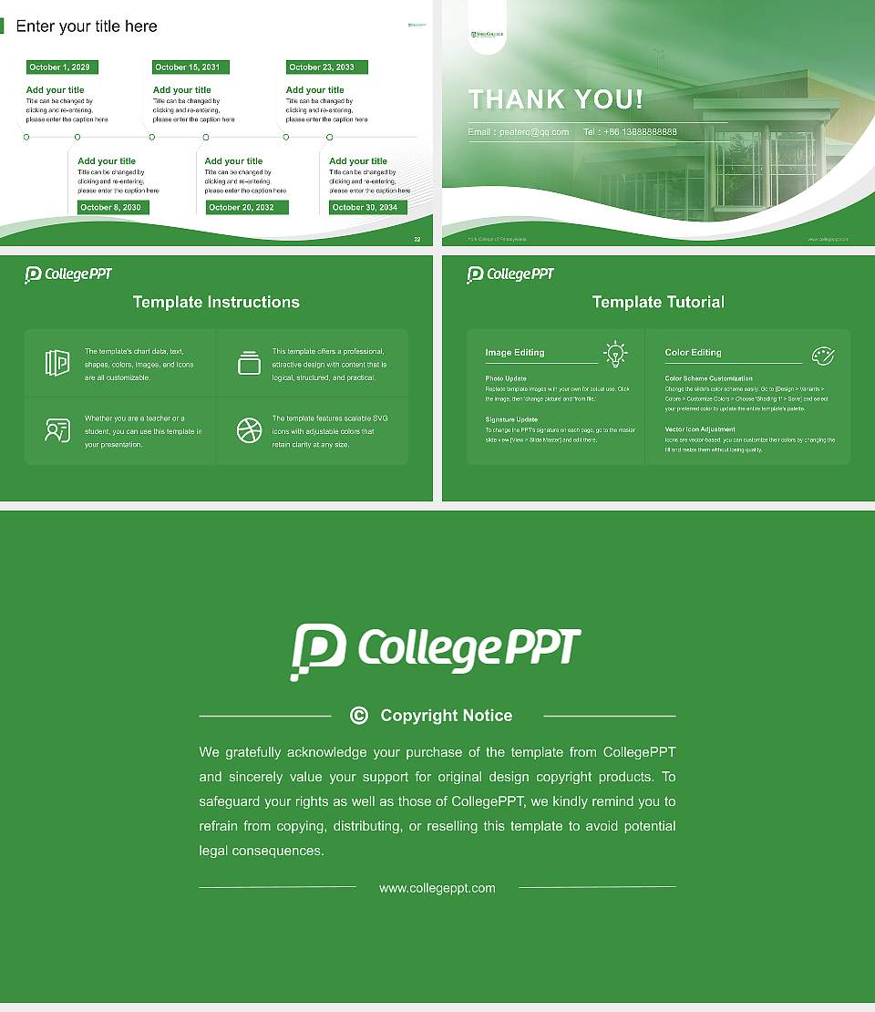 York College of Pennsylvania Lecture Sharing and Networking Event PPT Template16:9 ratio PPT effect preview image4