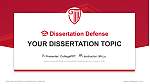 Strayer University-North Carolina(South Charlotte campus) Graduation Thesis Defense PPT Template