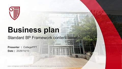 Strayer University-Virginia（Fredericksburg campus） Competition/Entrepreneurship Contest PPT Template
