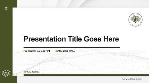 Zaytuna College Thesis Proposal/Graduation Defense PPT Template
