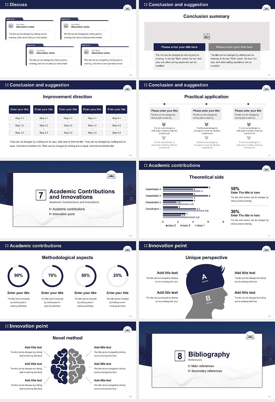 Yeshiva Toras Chaim Graduation Thesis Defense PPT Template16:9 ratio PPT effect preview image6