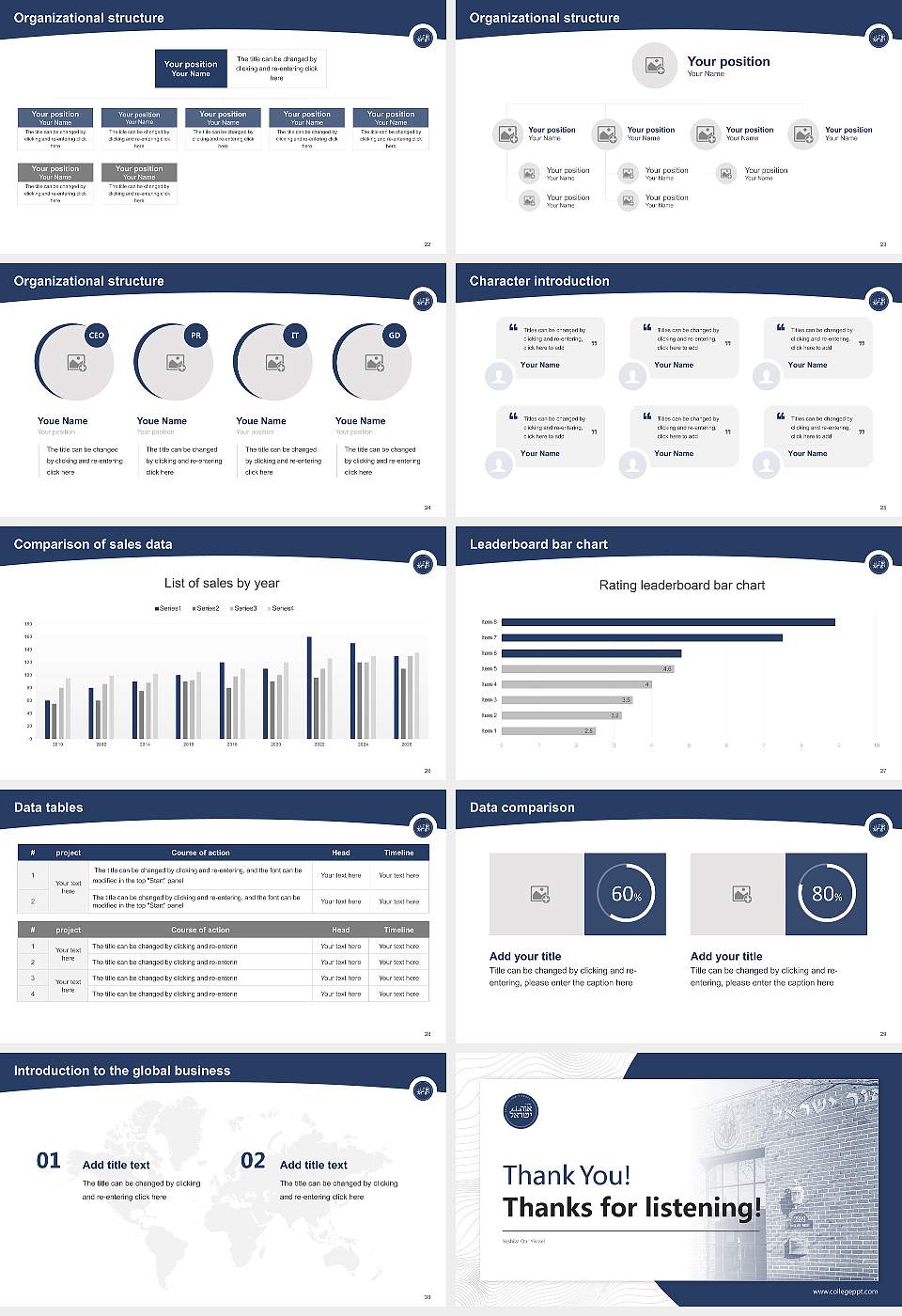 Yeshiva Ohr Yisrael Academic Presentation/Research Findings Report PPT Template16:9 ratio PPT effect preview image4