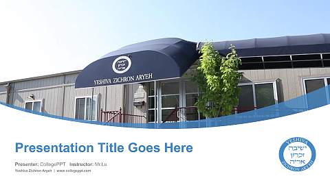 Yeshiva Zichron Aryeh Course/Courseware Creation PPT Template