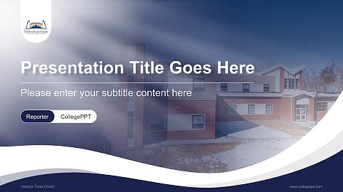 Yeshiva Toras Chaim Lecture Sharing and Networking Event PPT Template