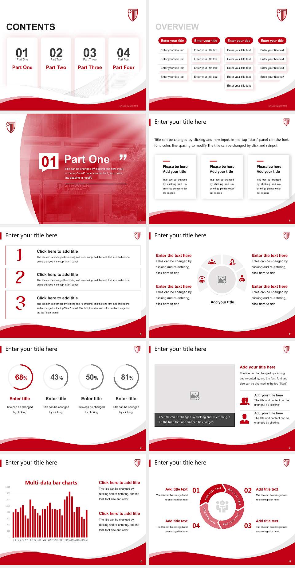 Strayer University-Florida（Orlando campus） Lecture Sharing and Networking Event PPT Template4:3 ratio PPT effect preview image2