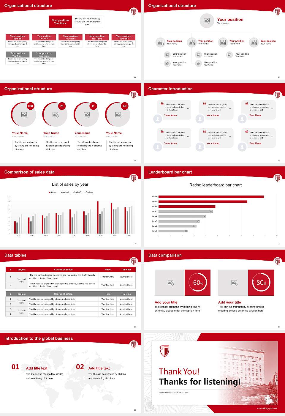 Strayer University-Texas（El Paso campus） Academic Presentation/Research Findings Report PPT Template16:9 ratio PPT effect preview image4
