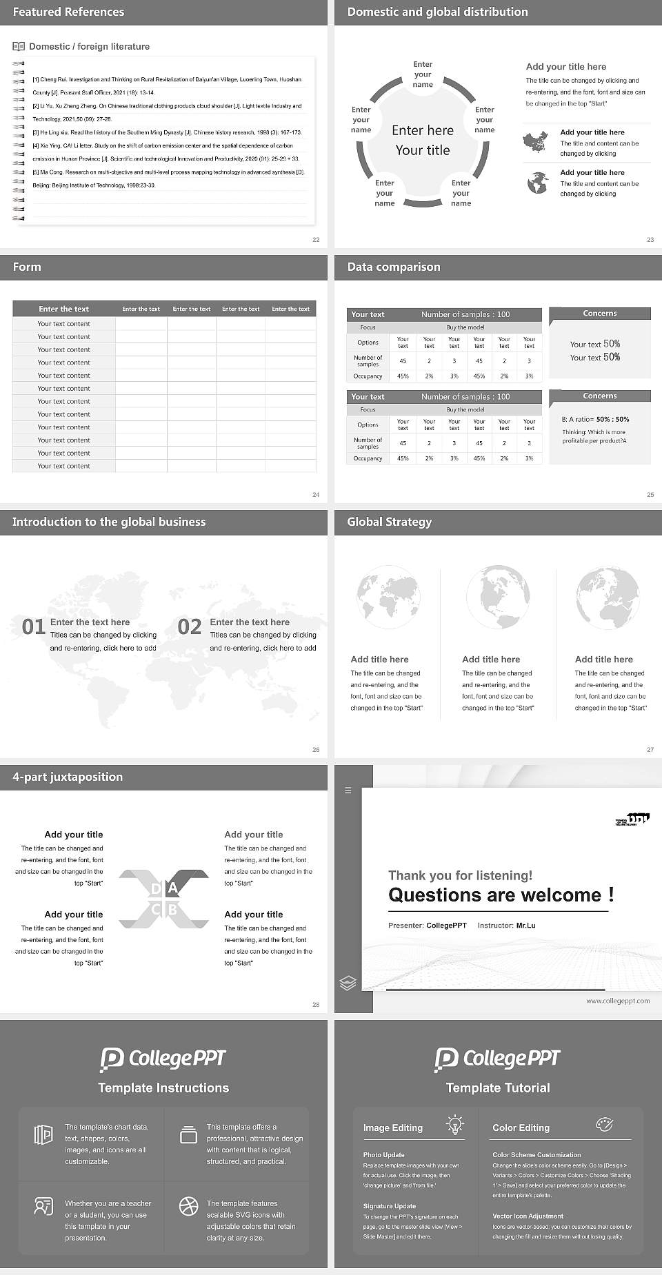 Yeshiva of the Telshe Alumni Thesis Proposal/Graduation Defense PPT Template4:3 ratio PPT effect preview image4