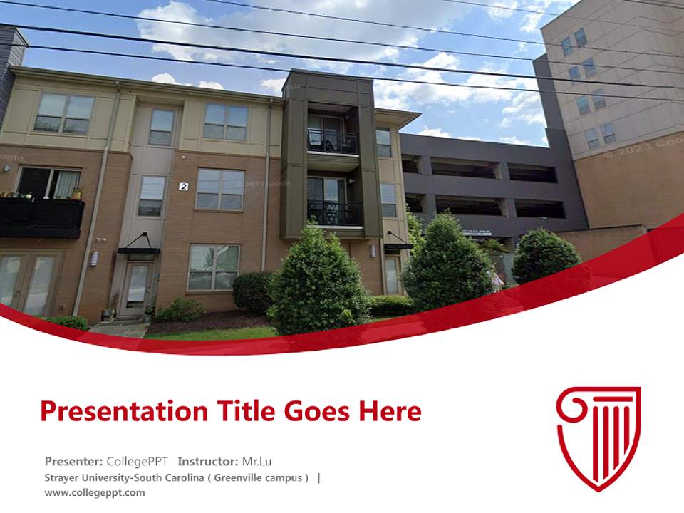 Strayer University-South Carolina（Greenville campus） Course/Courseware Creation PPT Template4:3 ratio PPT effect preview image5