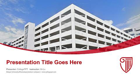Strayer University-Mississippi(Jackson campus) Course/Courseware Creation PPT Template