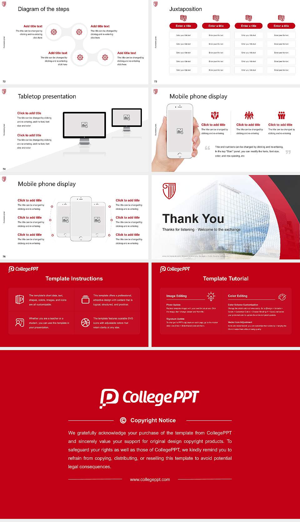 Strayer University-Georgia(Cobb County campus) Competition/Entrepreneurship Contest PPT Template16:9 ratio PPT effect preview image9