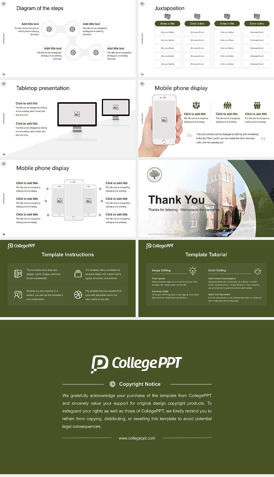 Zaytuna College Competition/Entrepreneurship Contest PPT Template16:9 ratio PPT effect preview image9