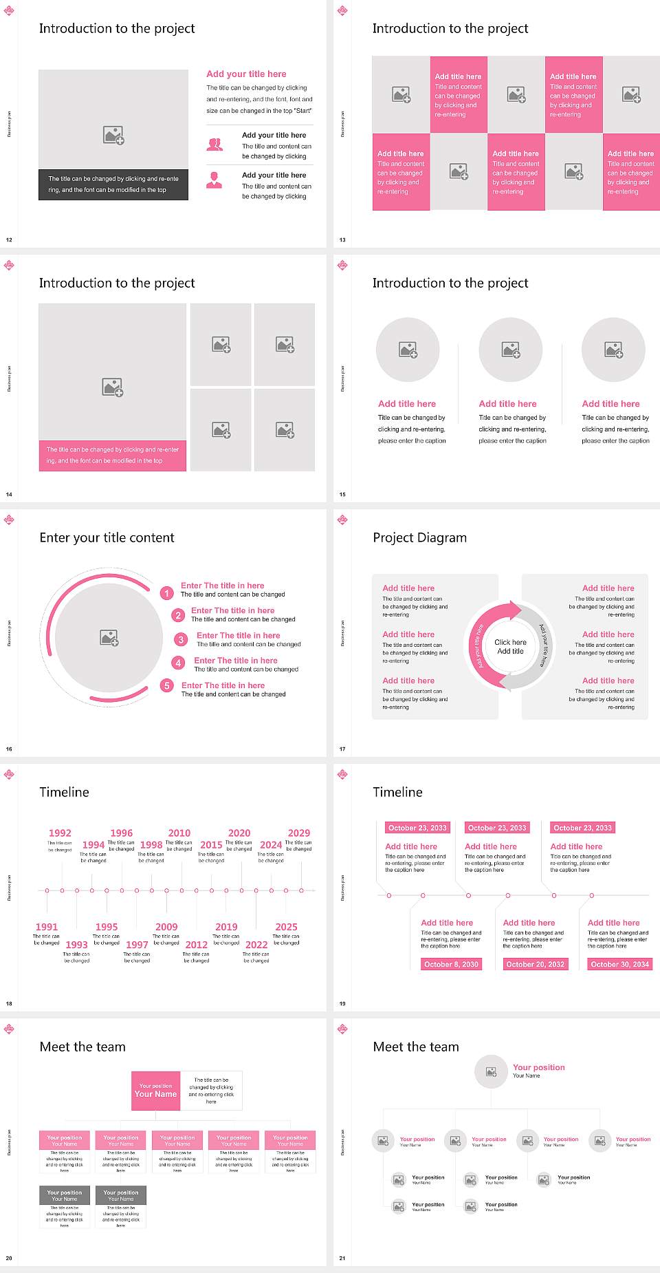 Meio University Competition/Entrepreneurship Contest PPT Template4:3 ratio PPT effect preview image3