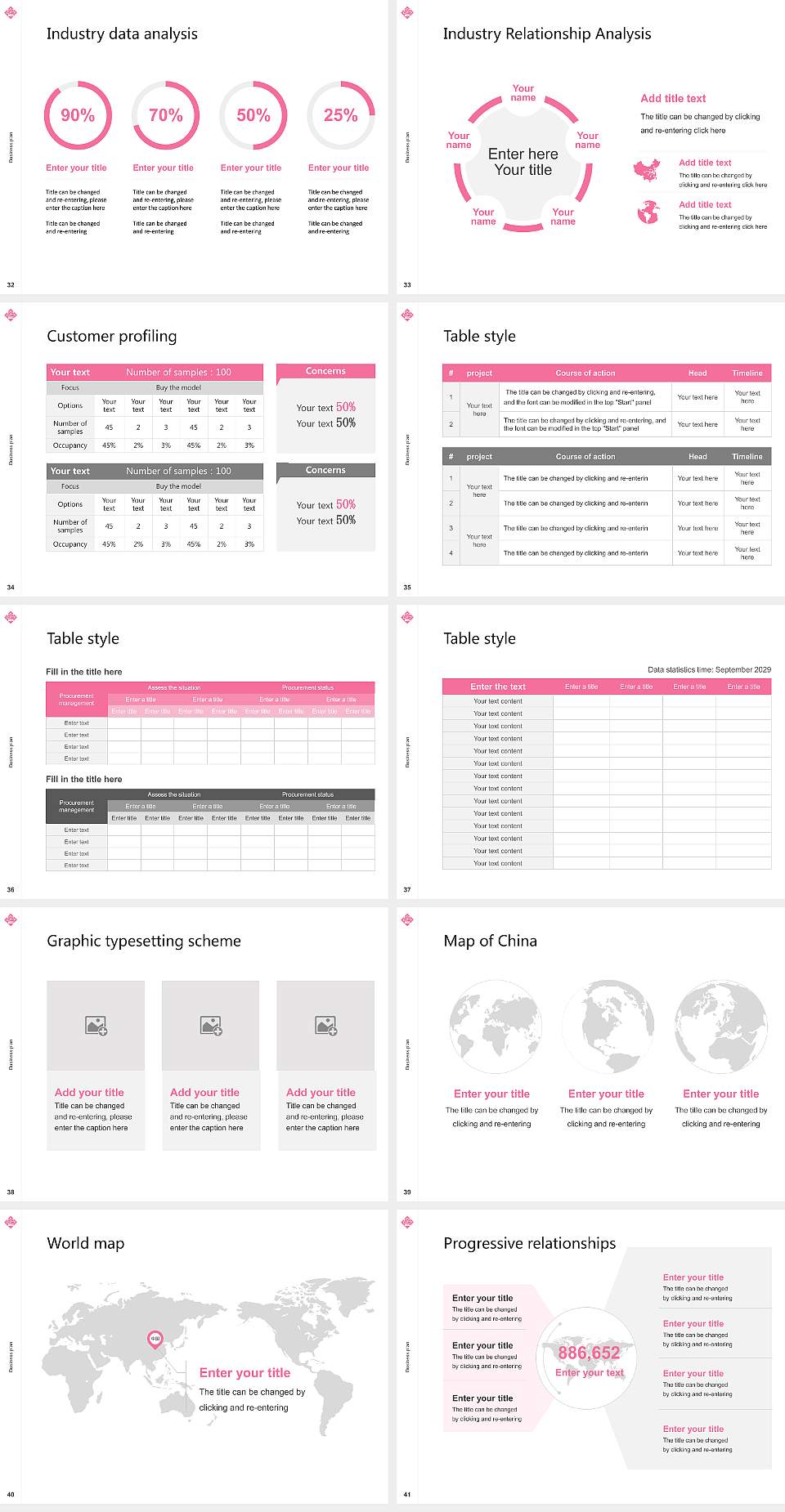 Meio University Competition/Entrepreneurship Contest PPT Template4:3 ratio PPT effect preview image5
