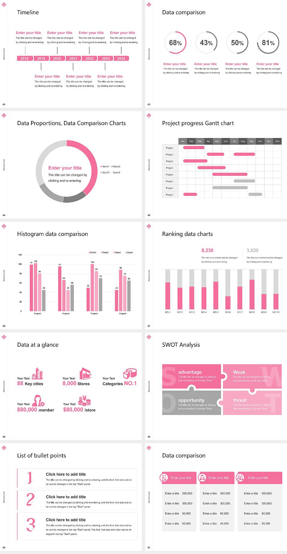 Meio University Competition/Entrepreneurship Contest PPT Template4:3 ratio PPT effect preview image6