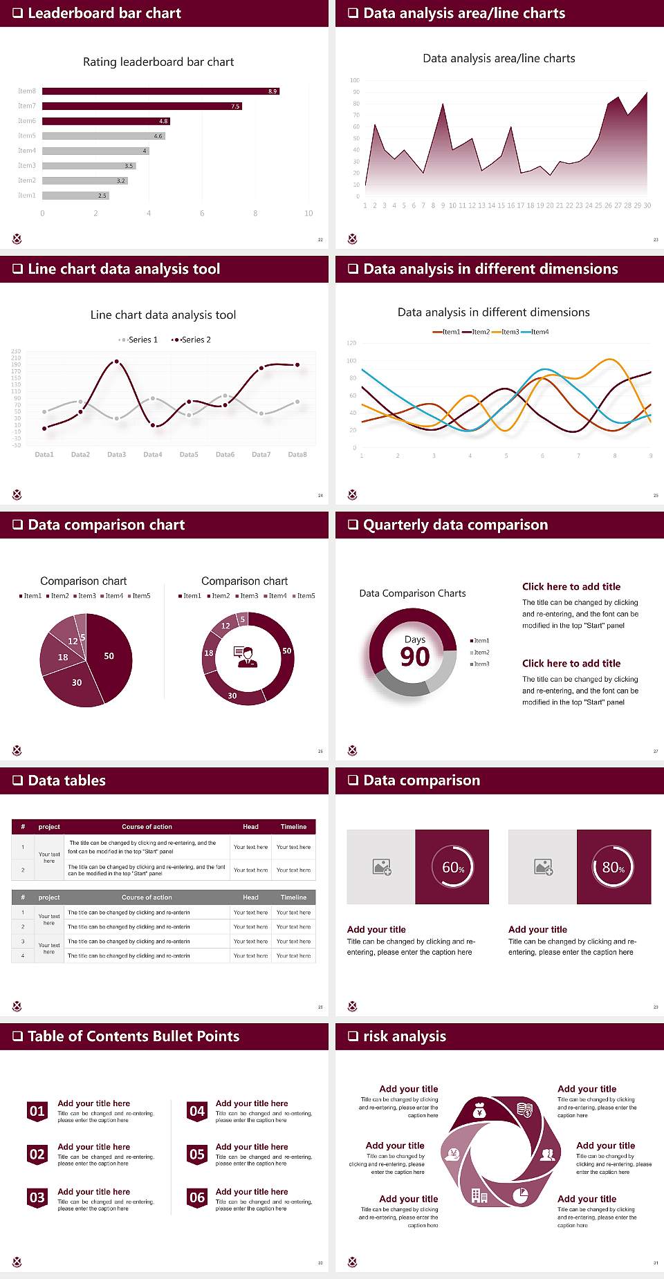 Momoyama Gakuin University of Education General Purpose PPT Template4:3 ratio PPT effect preview image4