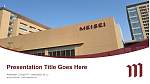 Meisei University Course/Courseware Creation PPT Template