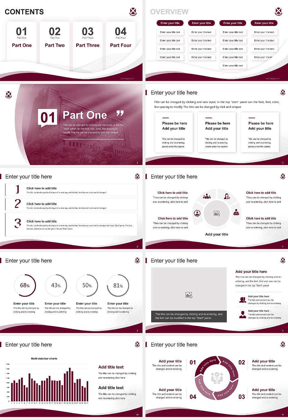 Momoyama Gakuin University of Education Lecture Sharing and Networking Event PPT Template16:9 ratio PPT effect preview image2
