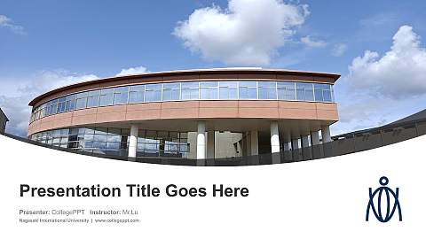 Nagasaki International University Course/Courseware Creation PPT Template