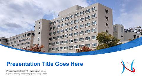 Nagaoka University of Technology Course/Courseware Creation PPT Template