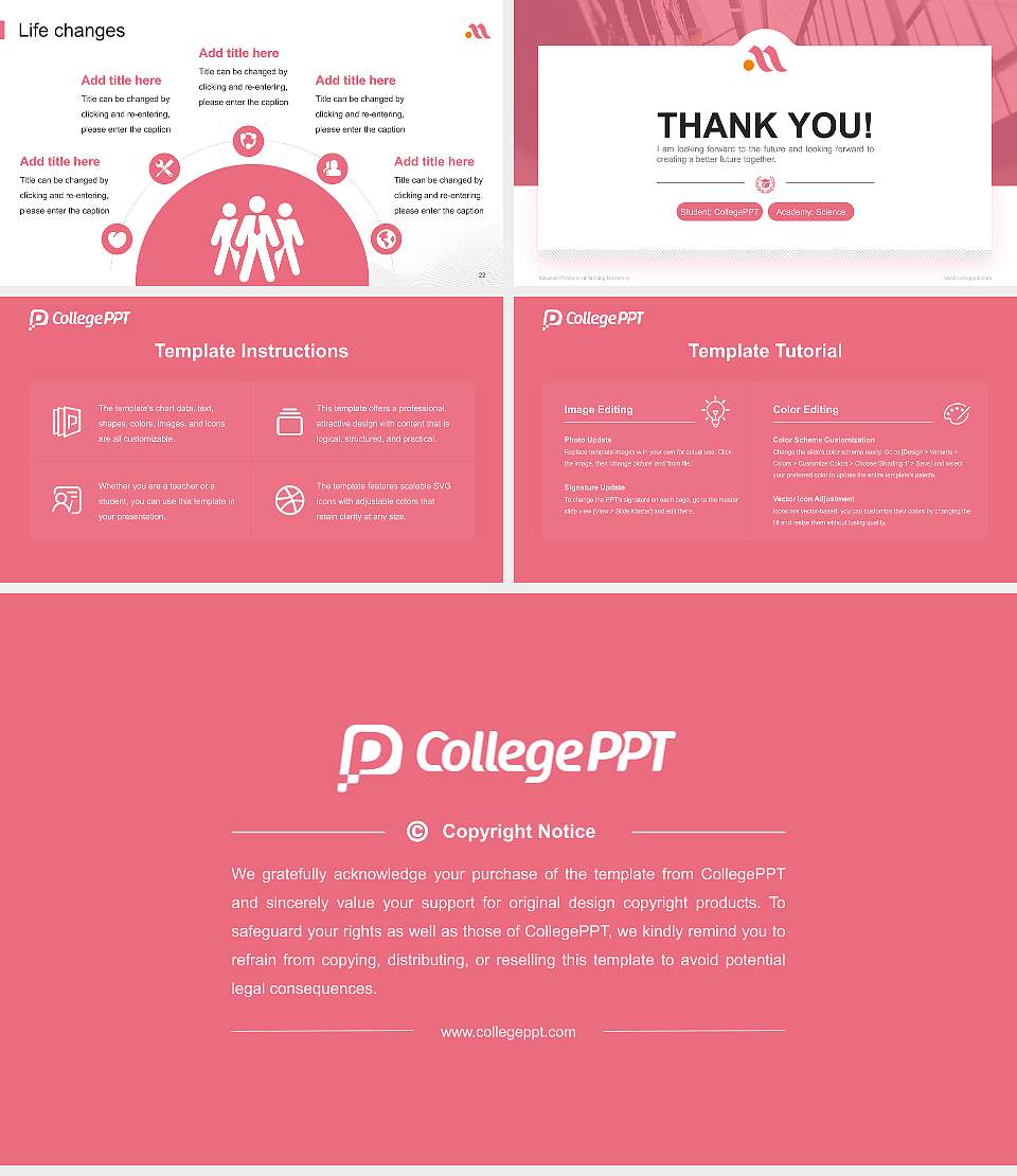 Miyazaki Prefectural Nursing University National Scholarship Defense PPT Template16:9 ratio PPT effect preview image4