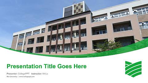 Mie University Course/Courseware Creation PPT Template