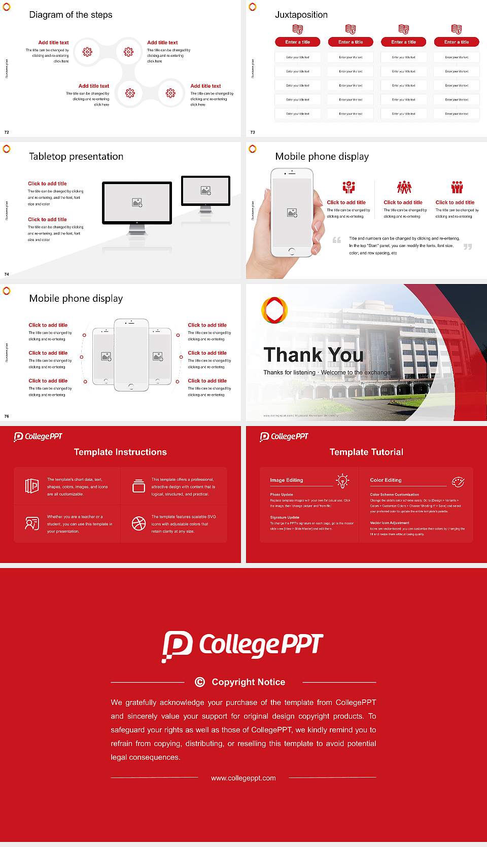 Miyazaki Municipal University Competition/Entrepreneurship Contest PPT Template16:9 ratio PPT effect preview image9