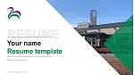 Nagano College of Nursing Resume PPT Template