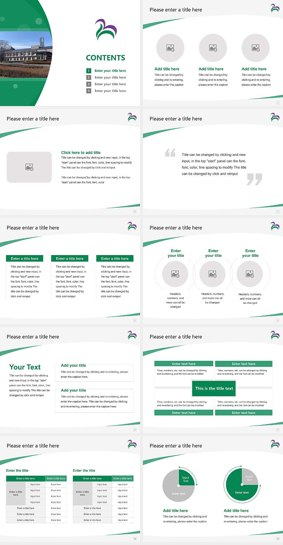 Nagano College of Nursing Course/Courseware Creation PPT Template4:3 ratio PPT effect preview image2