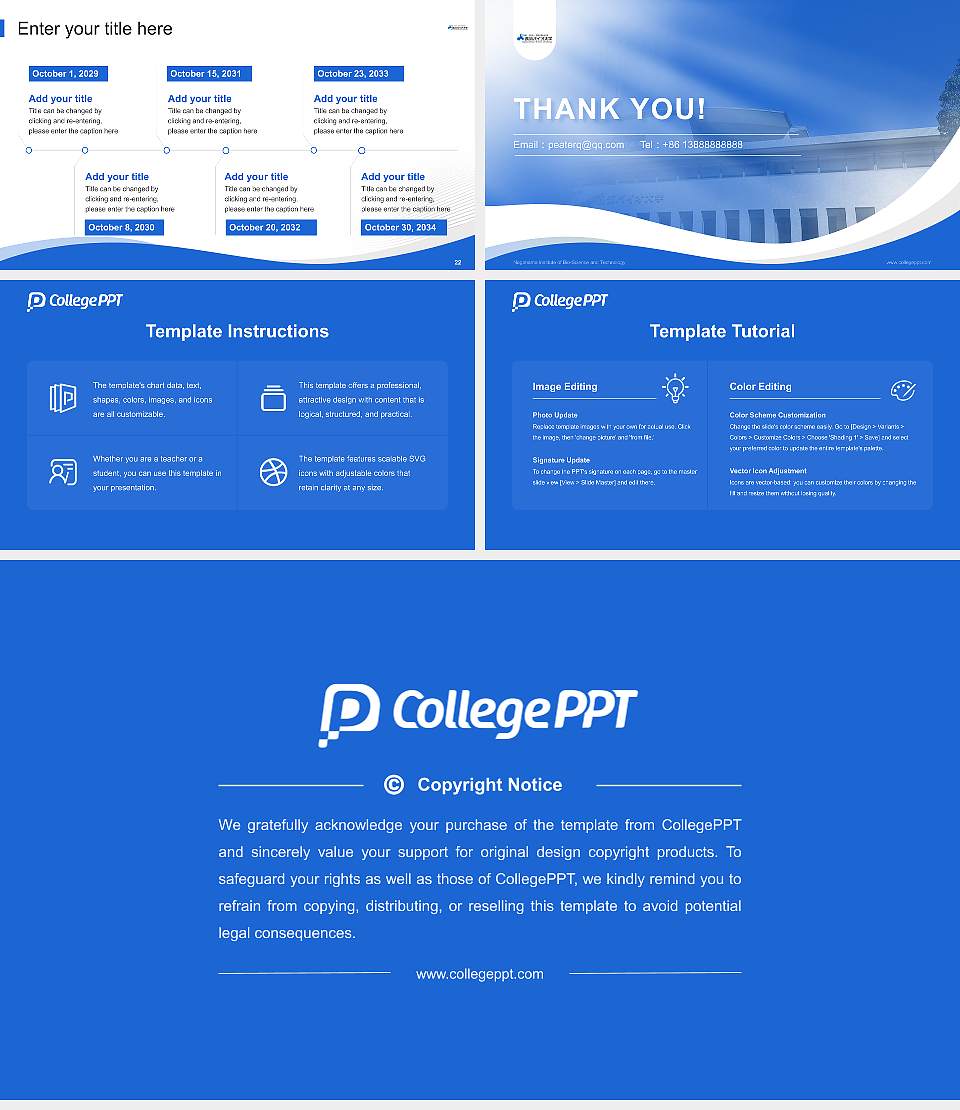 Nagahama Institute of Bio-Science and Technology Lecture Sharing and Networking Event PPT Template16:9 ratio PPT effect preview image4