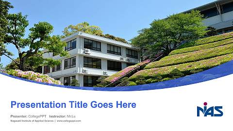 Nagasaki Institute of Applied Science Course/Courseware Creation PPT Template