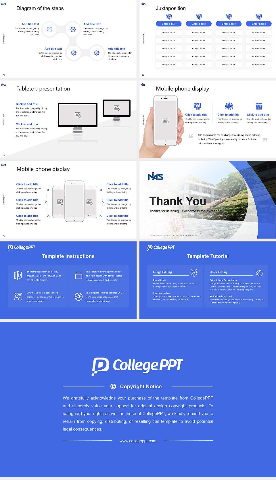 Nagasaki Institute of Applied Science Competition/Entrepreneurship Contest PPT Template16:9 ratio PPT effect preview image9
