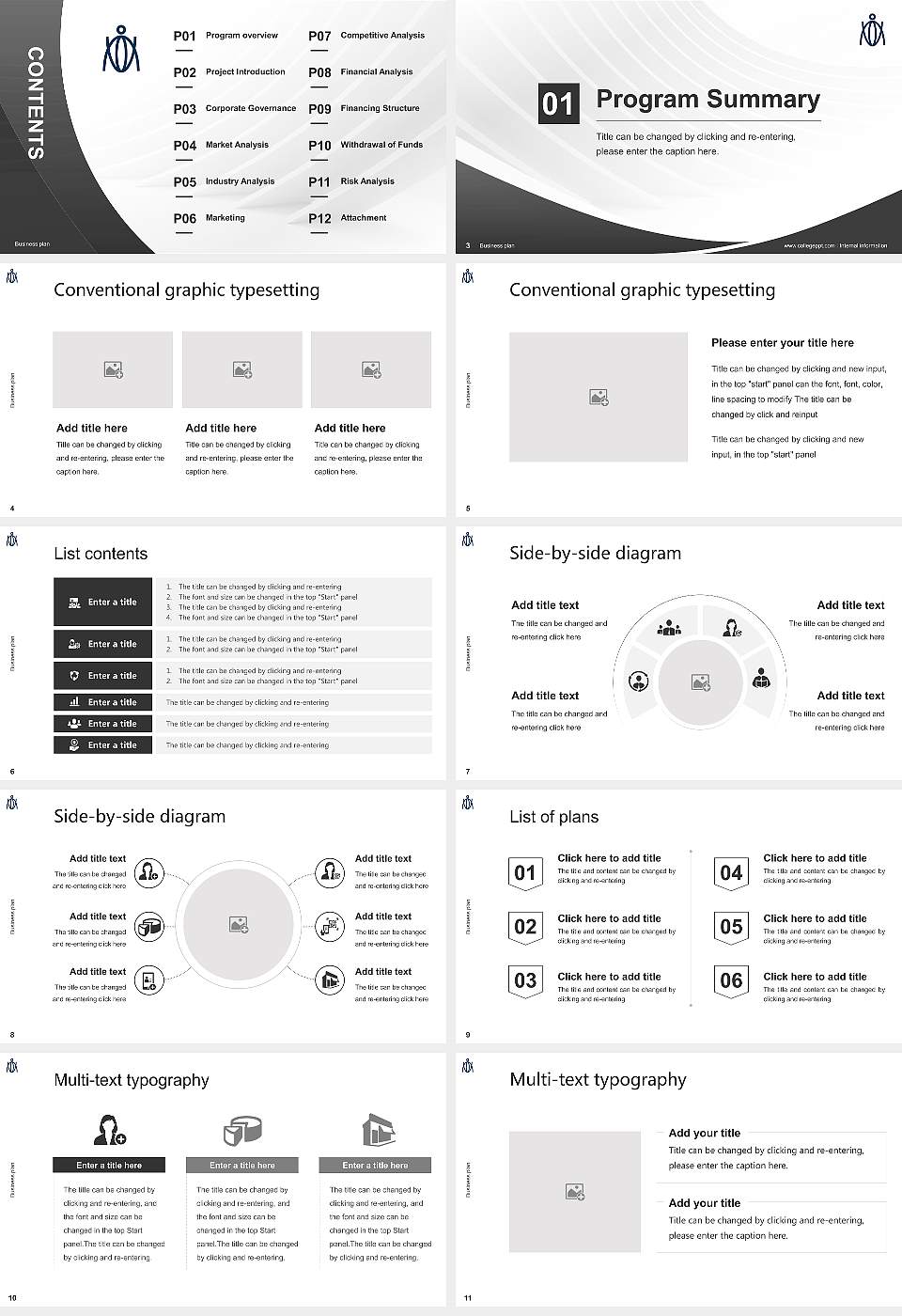 Nagasaki International University Competition/Entrepreneurship Contest PPT Template16:9 ratio PPT effect preview image2