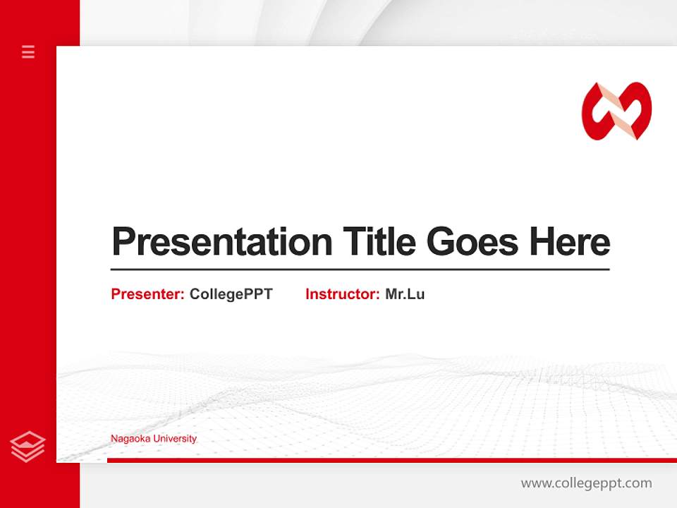 Nagaoka University Thesis Proposal/Graduation Defense PPT Template4:3 ratio PPT effect preview image5