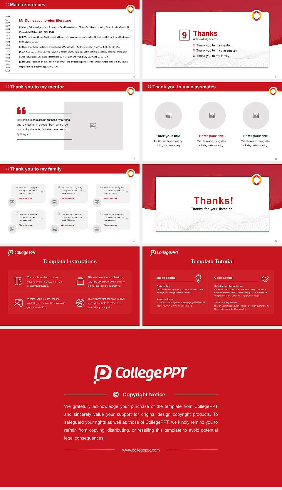 Miyazaki Municipal University Graduation Thesis Defense PPT Template16:9 ratio PPT effect preview image7