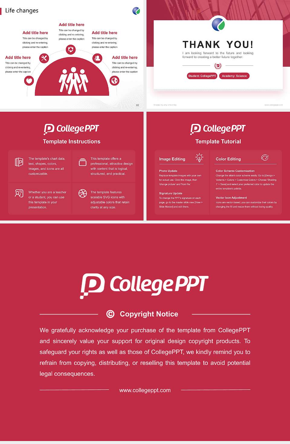 Minami Kyushu University National Scholarship Defense PPT Template4:3 ratio PPT effect preview image4