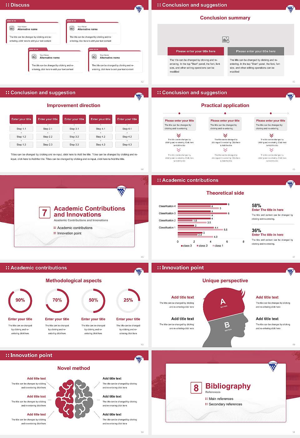 Miyazaki Sangyo-keiei University Graduation Thesis Defense PPT Template16:9 ratio PPT effect preview image6