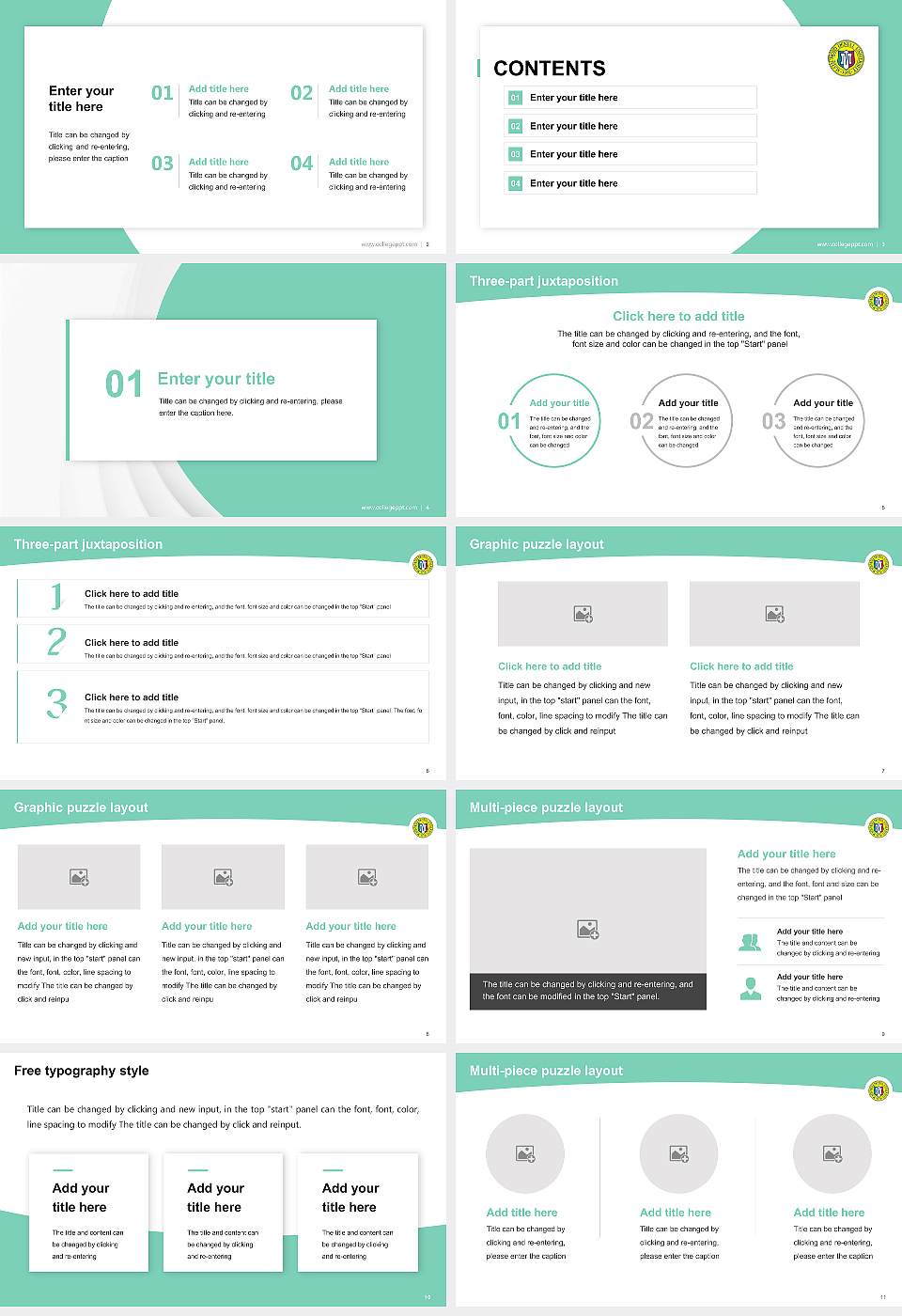 Matsumoto Dental University Academic Presentation/Research Findings Report PPT Template16:9 ratio PPT effect preview image2