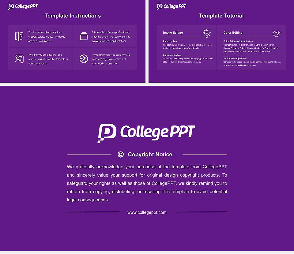 Morioka University Course/Courseware Creation PPT Template16:9 ratio PPT effect preview image5