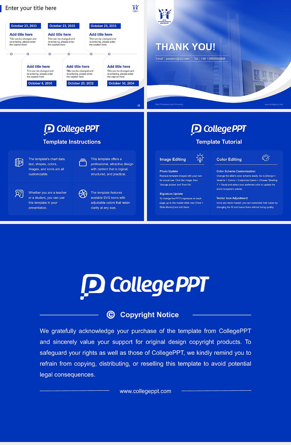 Meiji Pharmaceutical University Lecture Sharing and Networking Event PPT Template4:3 ratio PPT effect preview image4