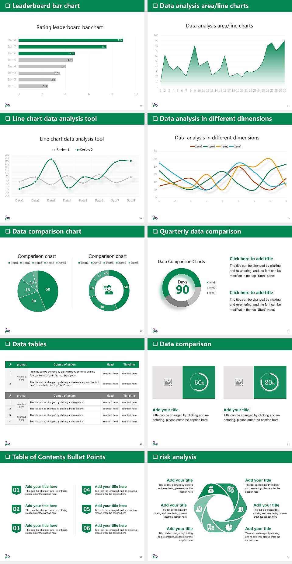 Nagano College of Nursing General Purpose PPT Template4:3 ratio PPT effect preview image4
