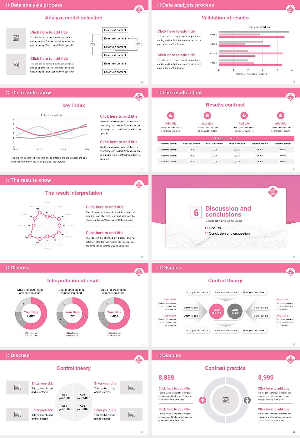 Meio University Graduation Thesis Defense PPT Template16:9 ratio PPT effect preview image5